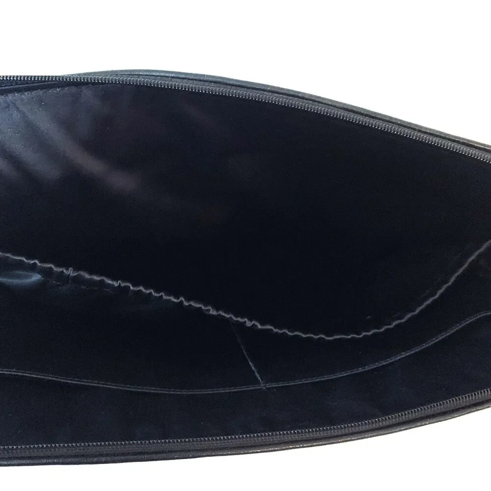 Coach Signature Black Jacquard Padded Tablet/Laptop Pouch 13